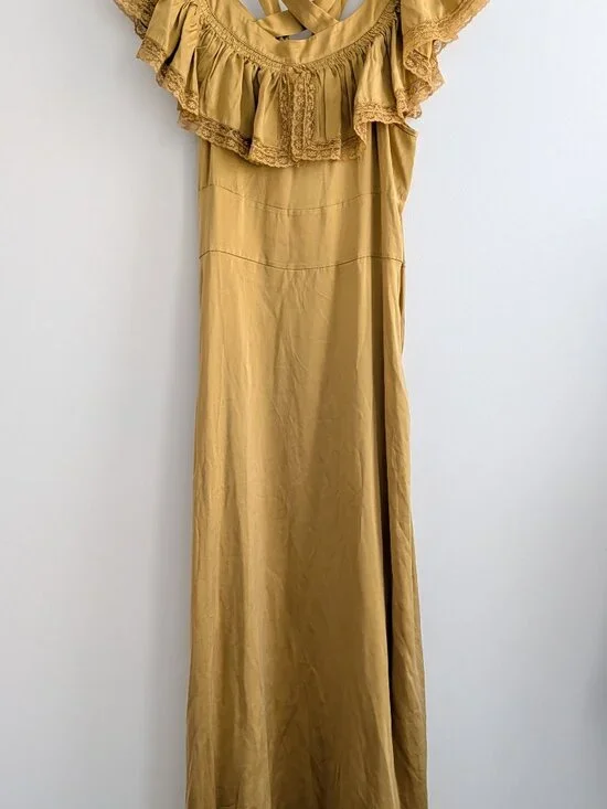 Doen Sicilia Dress in Wheat, NWT, Size M - Picture 6 of 16